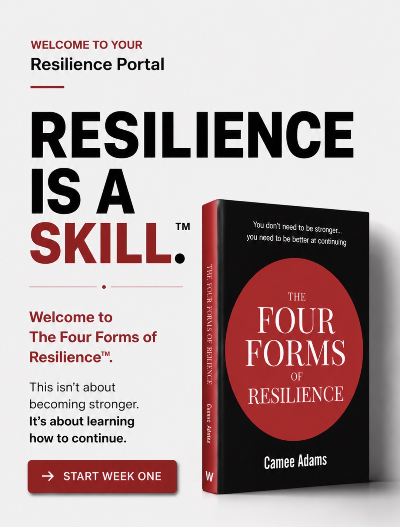 The Four Forms of Resilience course by Camee Adams